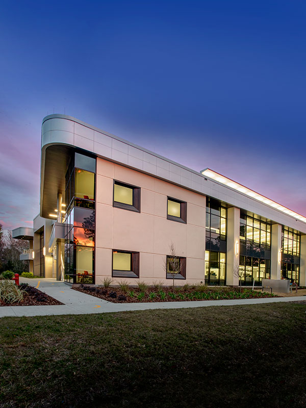 Advita Ortho outside of building at corporate headquarters in Gainesville, Florida