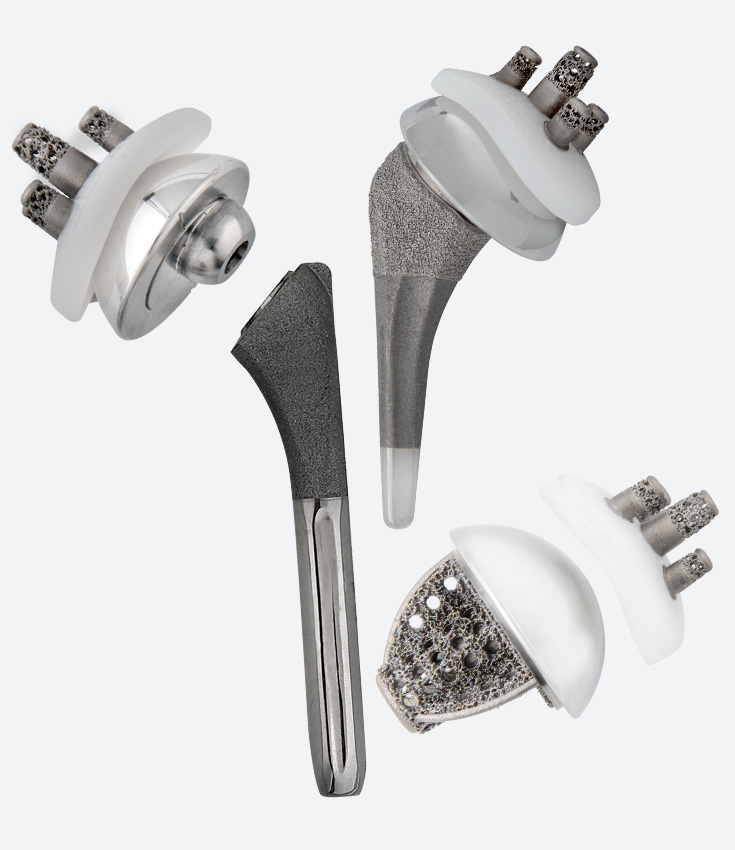 Equinoxe Primary Shoulder System aTSA Stem Options